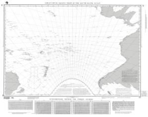 thumbnail for chart Great Circle Sailing Chart of the South Pacific Ocean