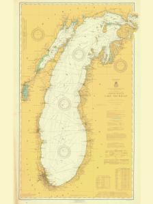 thumbnail for chart IL,1919,General Chart of Lake Michigan