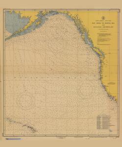 thumbnail for chart CA,1949, San Diego To Bering Sea and Hawaiian Arch.