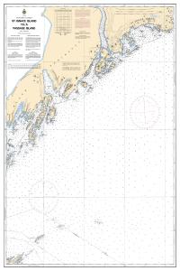 thumbnail for chart St. Ignace Island to/à Passage Island
