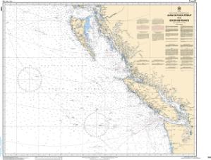 thumbnail for chart Juan de Fuca Strait to/à Dixon Entrance