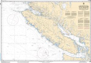 thumbnail for chart Vancouver Island / Île de Vancouver, Juan de Fuca Strait to/à Queen Charlotte Sound