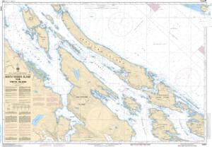 thumbnail for chart North Pender Island to/à Thetis Island