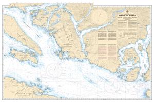 thumbnail for chart Strait of Georgia, Central Portion/Partie Centrale