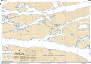 thumbnail for chart Johnstone Strait, Port Neville to/à Robson Bight