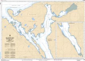 thumbnail for chart Malaspina Inlet, Okeover Inlet and/et Lancelot Inlet