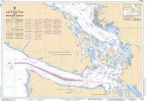 thumbnail for chart Juan de Fuca Strait to/à Vancouver Harbour