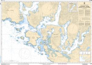 thumbnail for chart Clayoquot Sound, Tofino Inlet to/à Millar Channel
