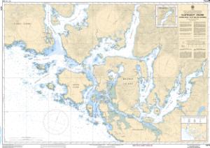 thumbnail for chart Clayoquot Sound, Tofino Inlet to/à Millar Channel