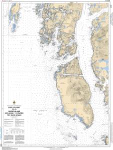 thumbnail for chart Cape Calvert to/à Goose Island including / y compris Fitz Hugh Sound