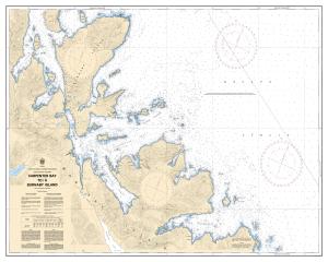 thumbnail for chart Carpenter Bay to/à Burnaby Island