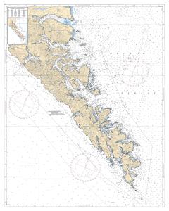 thumbnail for chart Cape St. James to/à Cumshewa Inlet and/et Tasu Sound