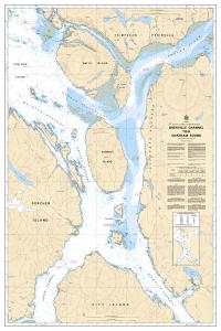 thumbnail for chart Grenville Channel to/à Chatham Sound