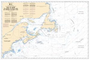 thumbnail for chart Gulf of Maine to Strait of Belle Isle / au Detroit de Belle Isle