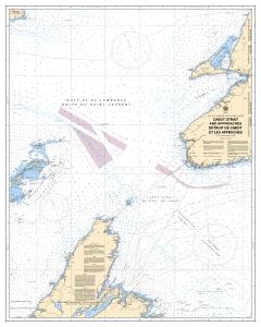 thumbnail for chart Cabot Strait and approaches / Détroit de Cabot et les approches