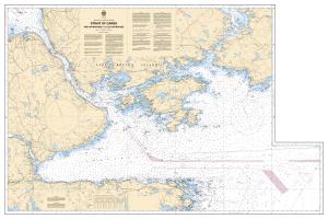 thumbnail for chart Strait of Canso and Approaches / et les approches