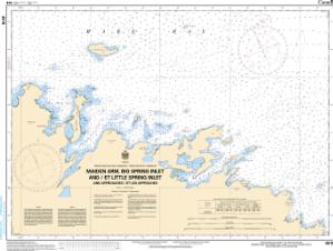 thumbnail for chart Maiden Arm, Big Spring Inlet and / et Little Spring Inlet and approaches / et les approches