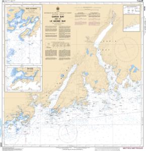 thumbnail for chart Garia Bay and / et Le Moine Bay