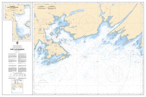 thumbnail for chart Port aux Basques and Approaches/et les Approches