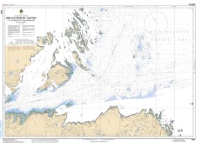 thumbnail for chart Baie aux feuilles / Leaf Bay et les Approches / and Approaches