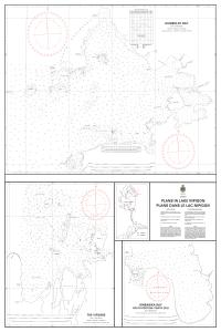 thumbnail for chart Plans in Lake Nipigon / Plans dans le lac Nipigon