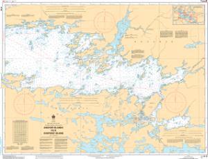 thumbnail for chart Rainy Lake/Lac à la pluie Southeast Portion/Partie sud-est Anchor Islands to/à Oakpoint Island