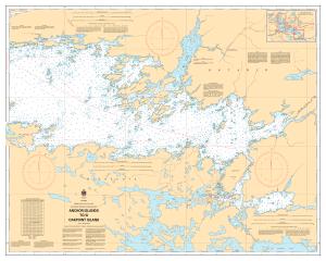 thumbnail for chart Rainy Lake/Lac à la pluie Southeast Portion/Partie sud-est Anchor Islands to/à Oakpoint Island