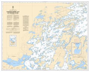 thumbnail for chart Sturgeon Channel to/à Big Narrows Island
