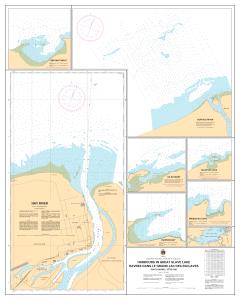 thumbnail for chart Harbours in Great Slave Lake / Havres dans le Grand Lacs des Esclaves - South Shore / Côte sud
