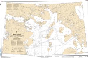 thumbnail for chart Spicer Islands to West Entrance of/ à LEntrée Ouest de Fury and/et Hecla Strait