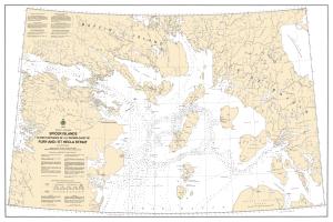 thumbnail for chart Spicer Islands to West Entrance of/ à LEntrée Ouest de Fury and/et Hecla Strait