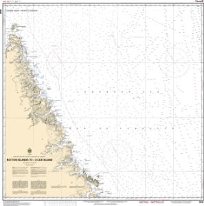 thumbnail for chart Button Islands to / à Cod Island