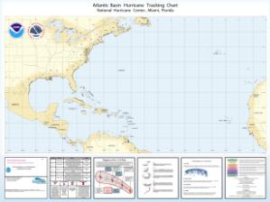 thumbnail for chart Atlantic Basin Hurricane Tracking Chart
