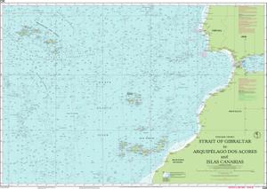 thumbnail for chart Strait of Gibraltar to Archipélago dos Açores and Islas Canarias