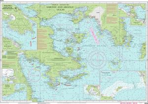 thumbnail for chart Saronic and Argolic Gulfs