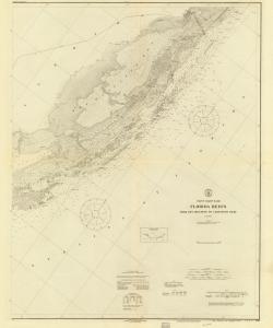 thumbnail for chart FL,1919,Florida Reefs From Biscayne Carysfort