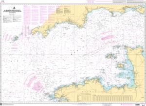 thumbnail for chart La Manche (Partie Ouest) - De Isles of Scilly et de lÎle dOuessant aux Casquets