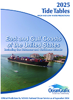 2025 Tide Table - East and Gulf Coasts of the United States - Including Bahamas and Caribbean Islands